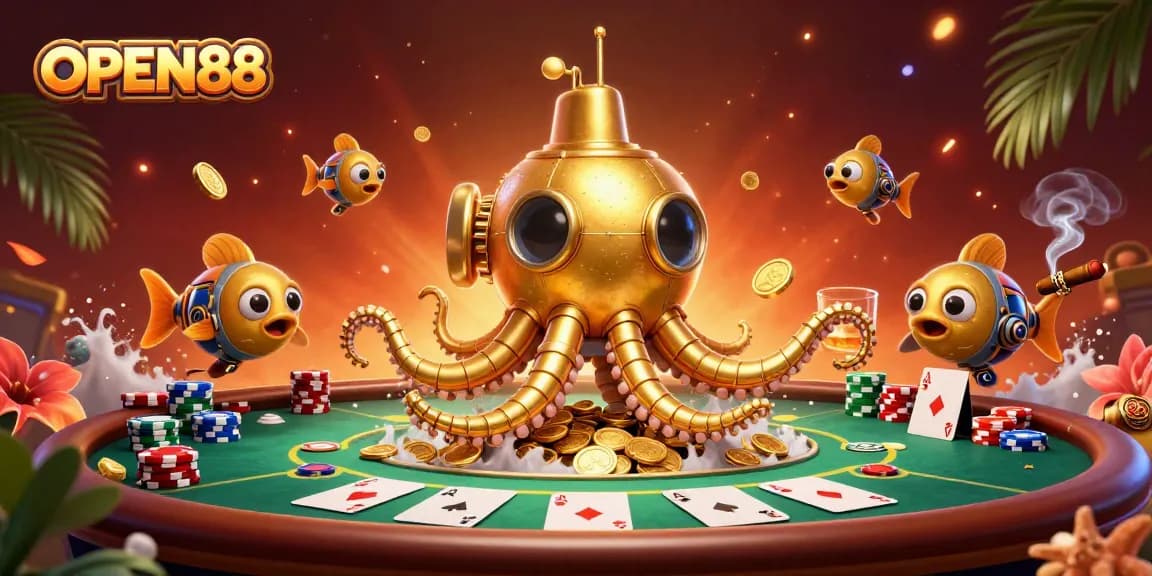 Engage in winning strategies at OPEN88 with immersive poker gameplay and vivid casino elements.