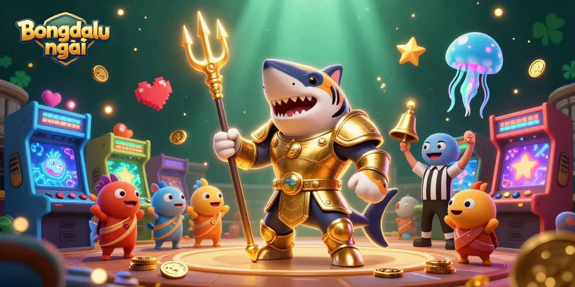 Place bets strategically with Bongdalu mới, featuring a lively underwater gaming scene.