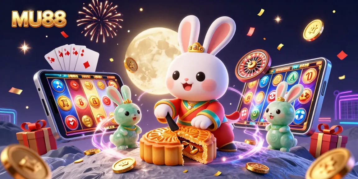 Engage in thrilling gameplay at MU88 with dynamic casino elements and a festive atmosphere.