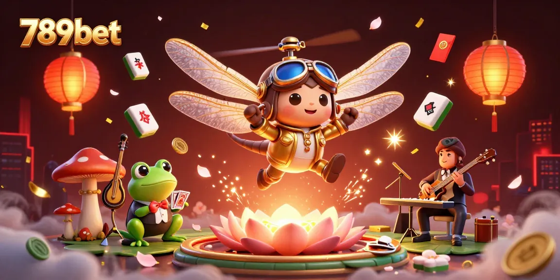 Engage with thrilling gameplay at 789bet with a vibrant casino scene illustrated in ultra-detailed 3D.
