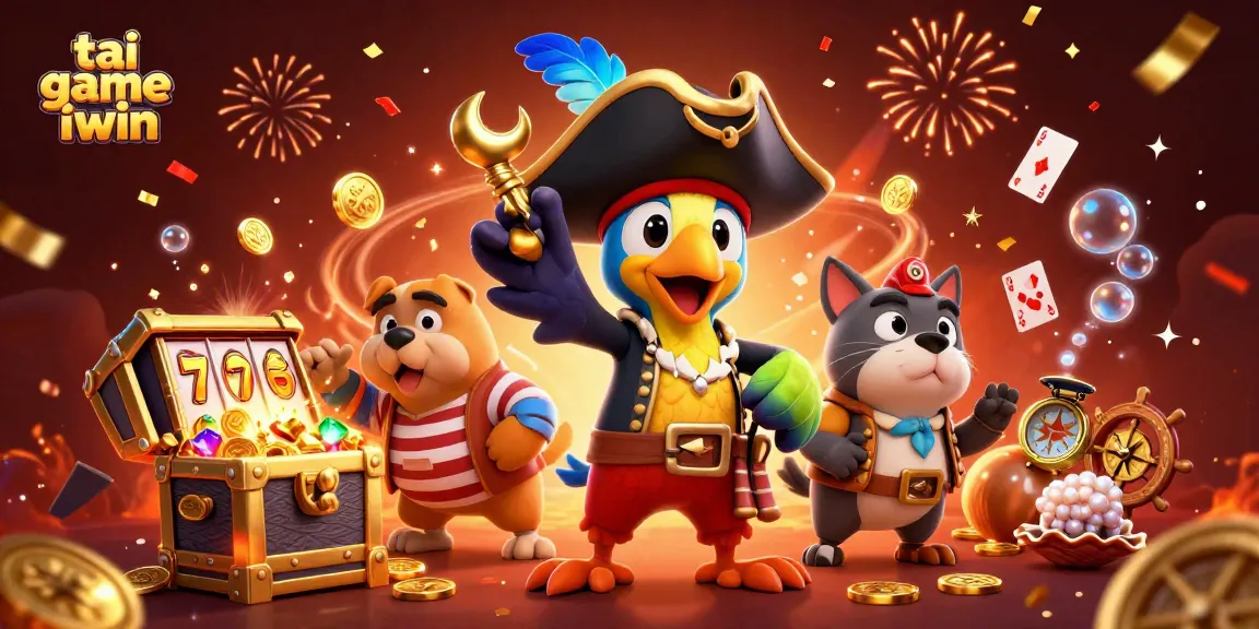 Engage in thrilling gameplay with tai game iwin featuring vibrant characters and exciting casino elements.