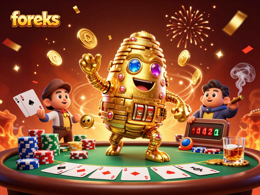 Engage with foreks and discover vibrant 3D illustrations that celebrate casino games.