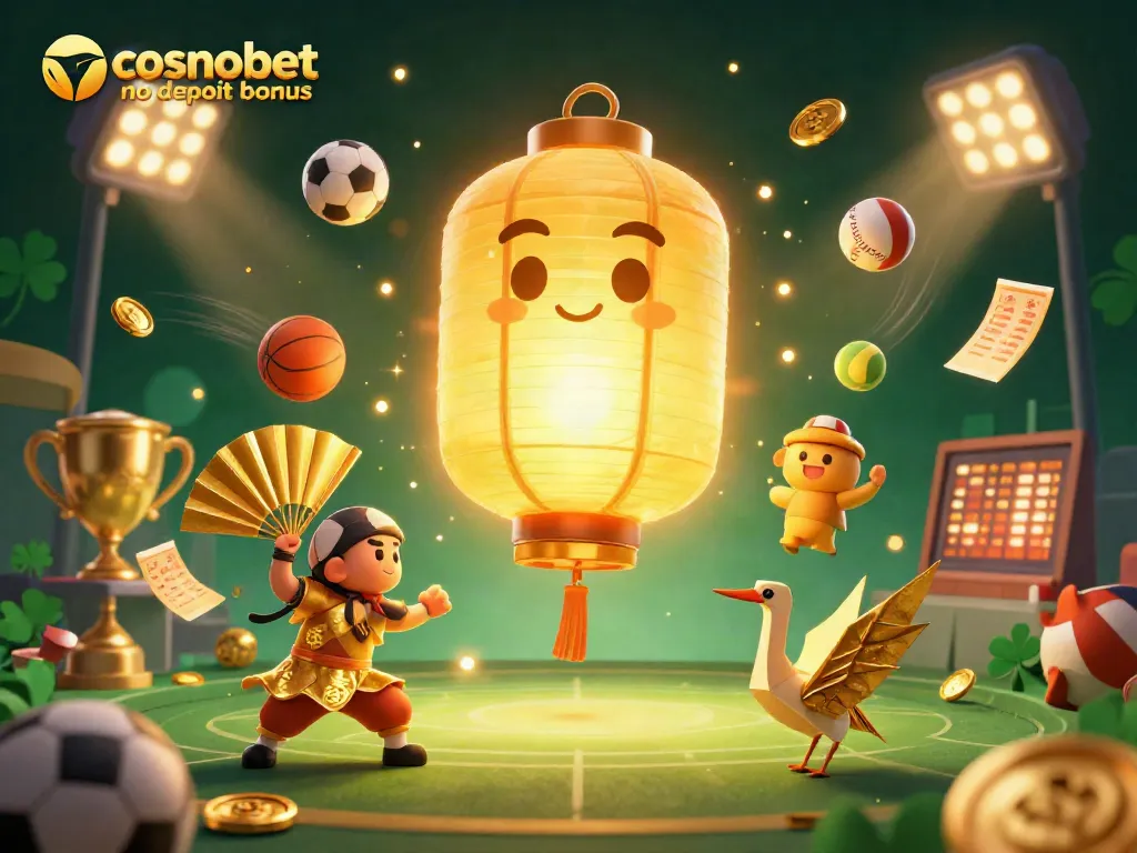 Experience the cosmobet no deposit bonus with exciting casino action involving golden spirits and dynamic sports elements.