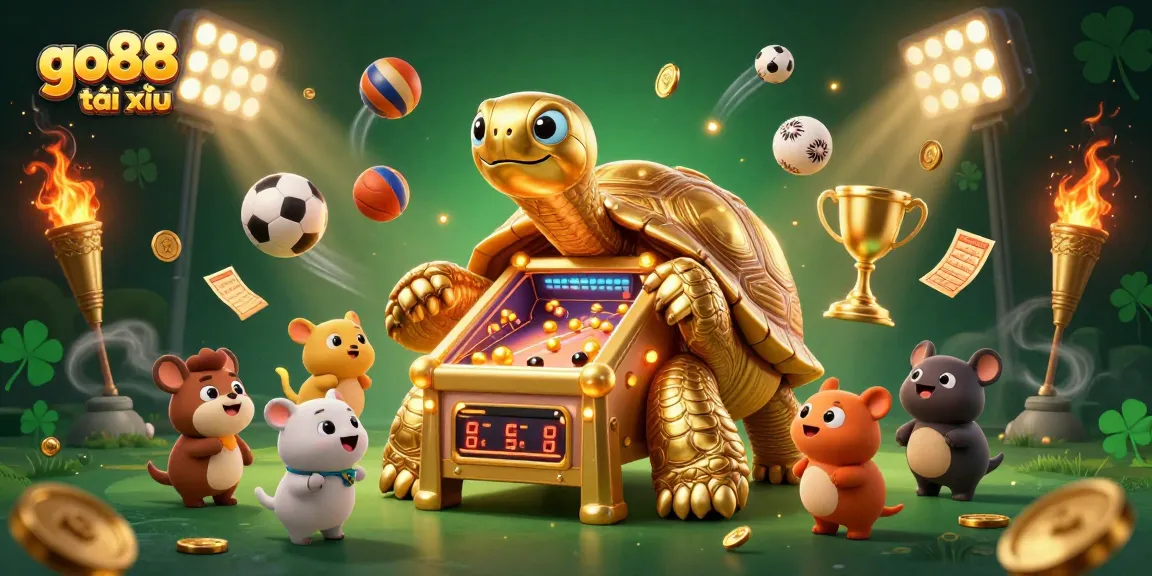 Experience thrilling gameplay at go88 tài xỉu with our vibrant 3D illustration showcasing excitement and winning potential.