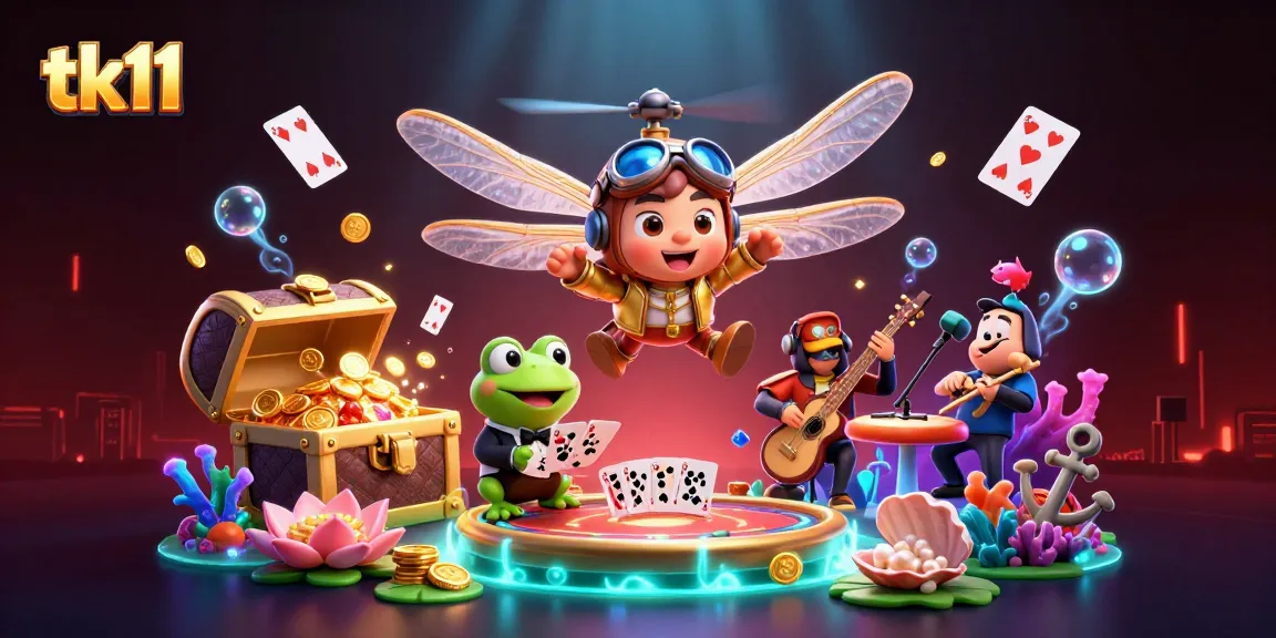 Experience thrilling entertainment at tk11 with exciting gaming elements and vibrant characters.