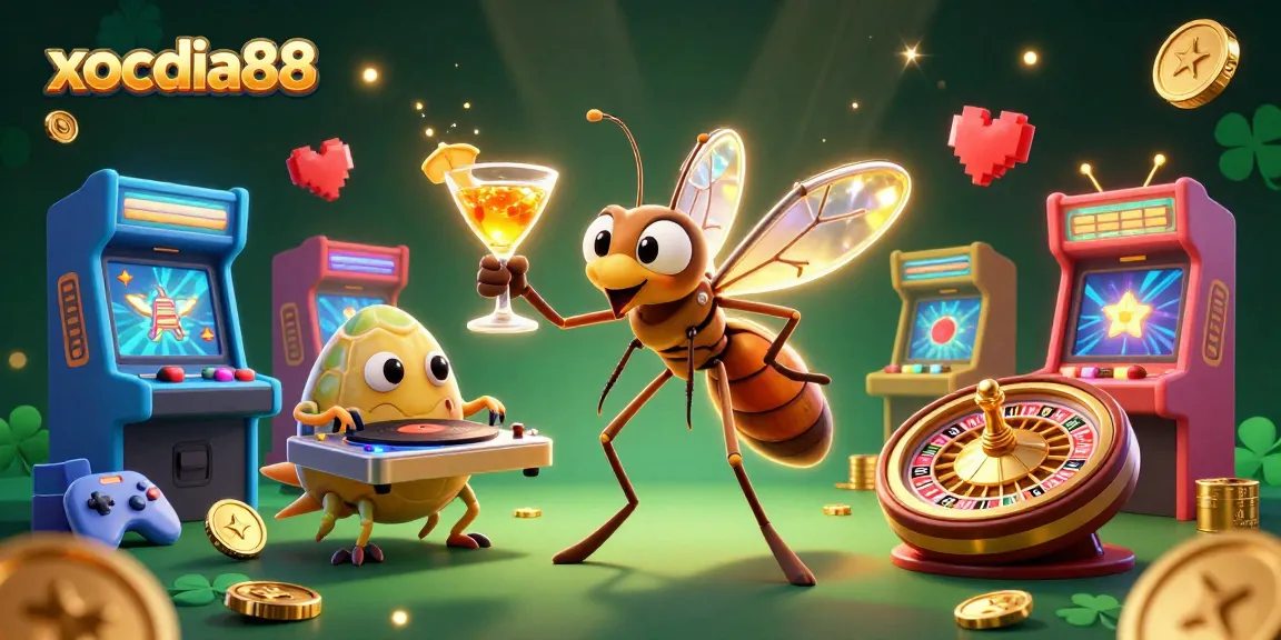 Xocdia88 invites gamers to enjoy a vibrant 3D casino experience with engaging characters and elements.